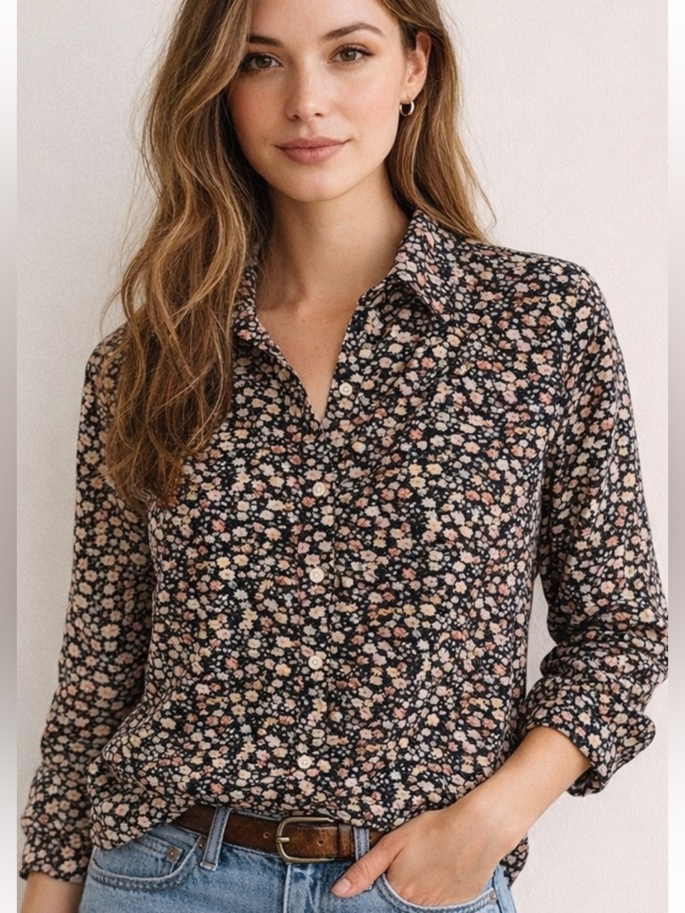 Birds of Paradise by Trovata Floral Ditsy  Corduroy Medium Cotton Cottagecore